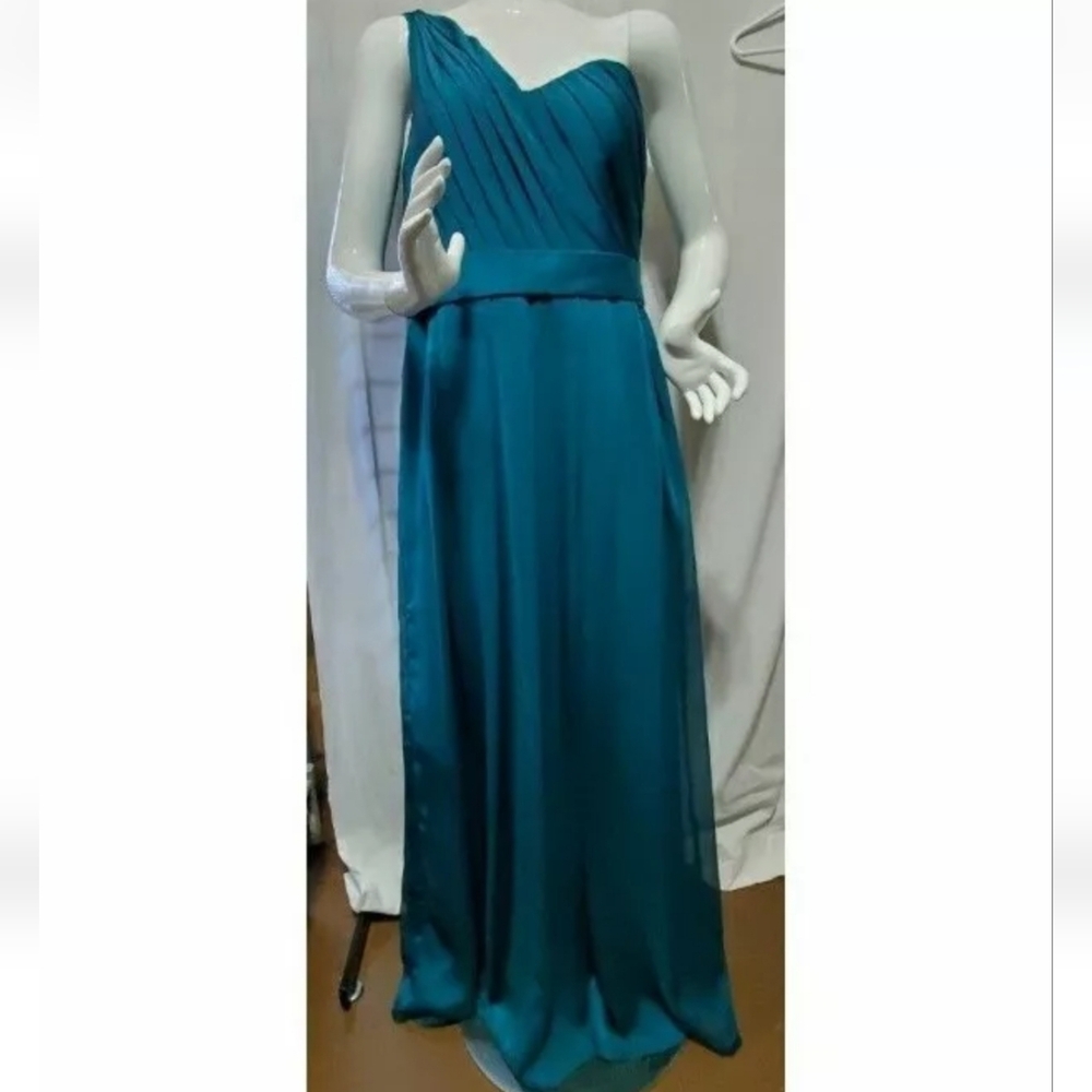 BARI JAY NWT TEAL Bridesmaid Dress SIZE 16